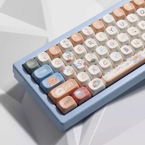 Cute Puppy Dog Theme Artisan Keycap Set - KeyArtisan
