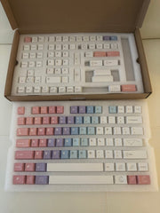 Cute Rainbow Starry Dream Gradient Keycap Set - KeyArtisan