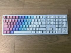 Cute Rainbow Starry Dream Gradient Keycap Set - KeyArtisan