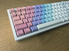 Cute Rainbow Starry Dream Gradient Keycap Set - KeyArtisan