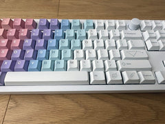 Cute Rainbow Starry Dream Gradient Keycap Set - KeyArtisan