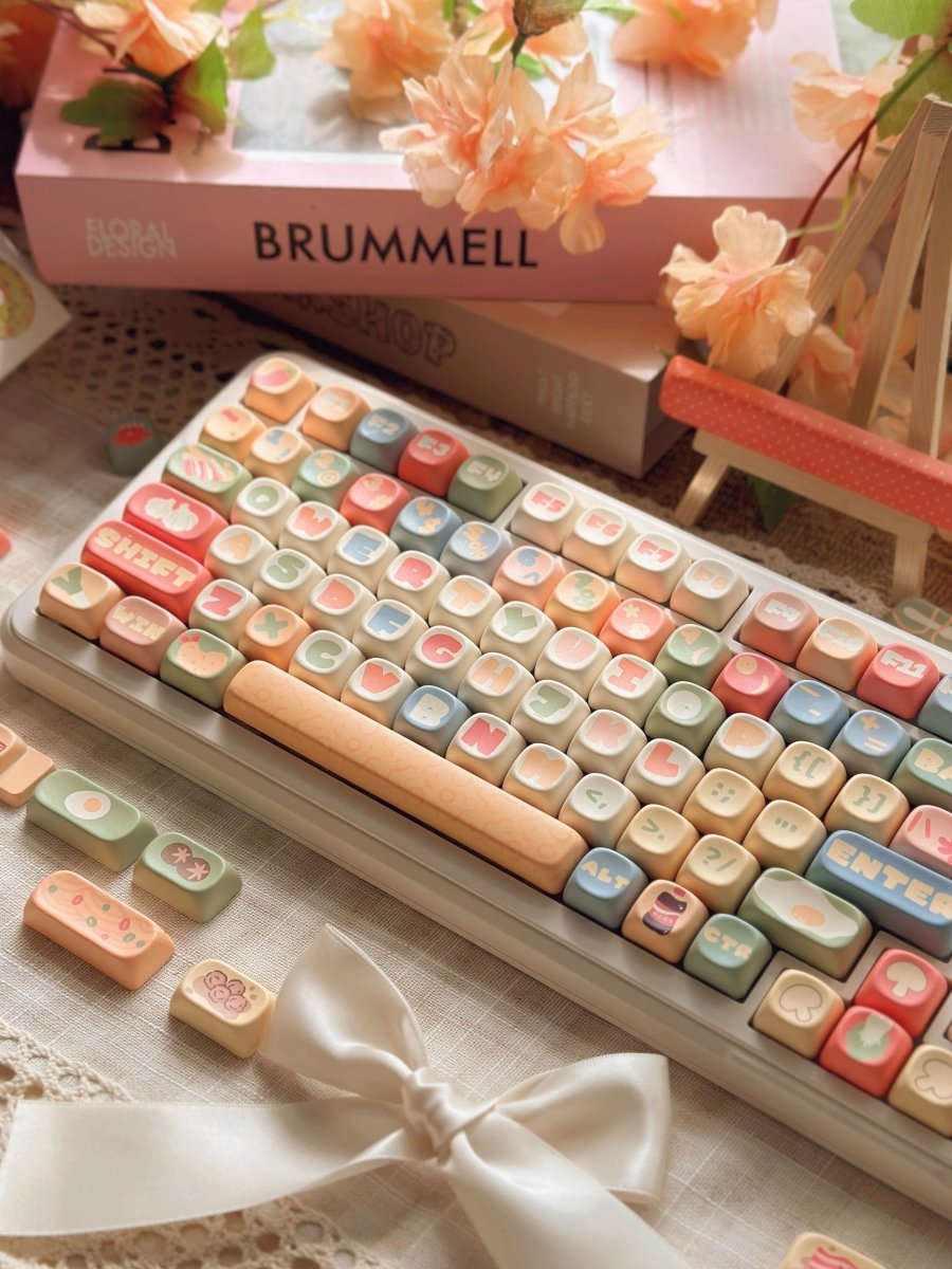 Cute Ramen Food Theme Artisan Keycap Set - KeyArtisan