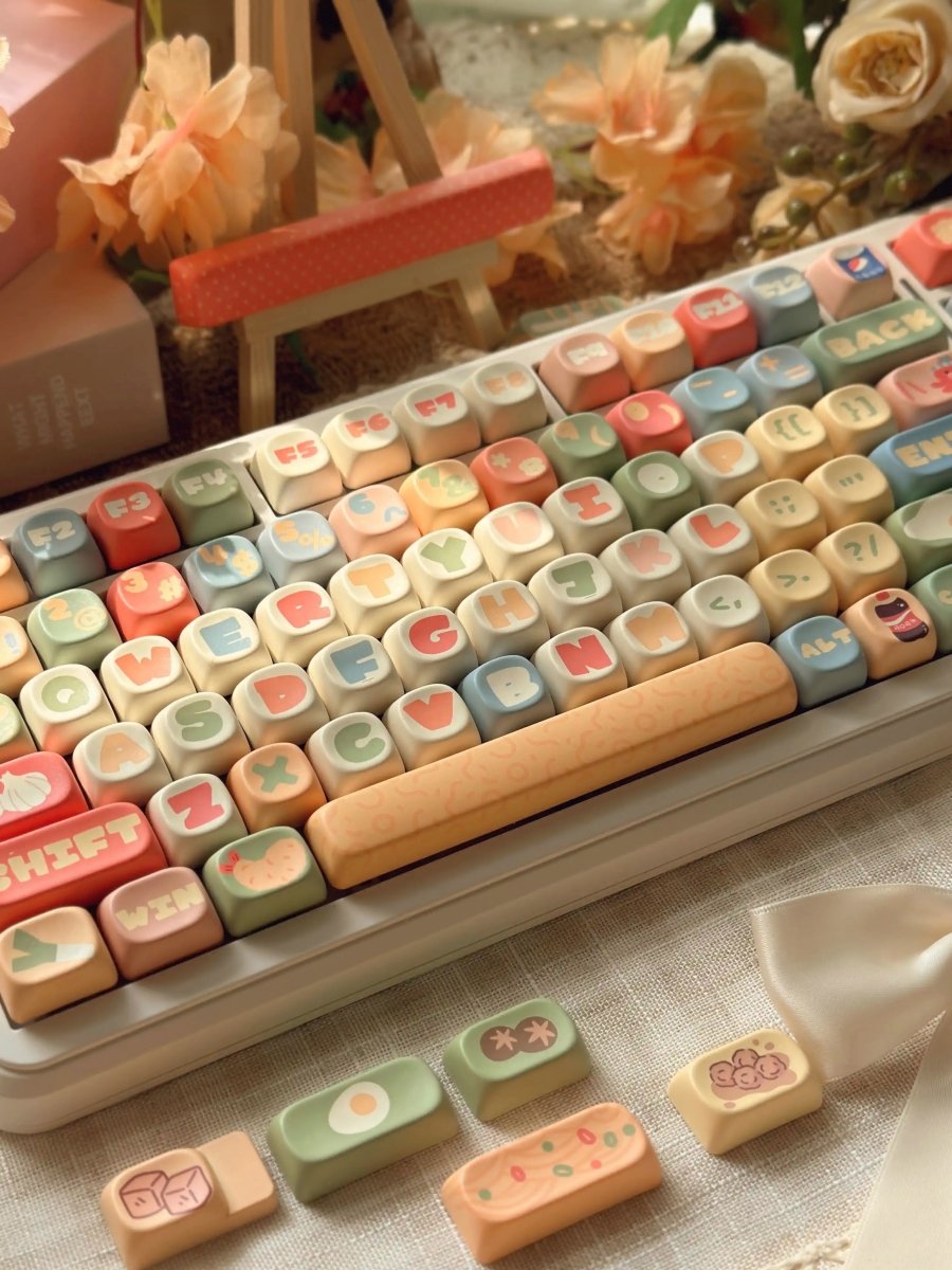 Cute Ramen Food Theme Artisan Keycap Set - KeyArtisan