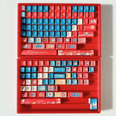 Cute Red Apple Pie Theme Keycap Set - KeyArtisan