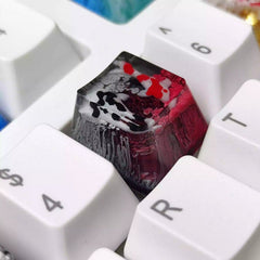 Cute Resin Epoxy Artisan Zen Pond Keycap - KeyArtisan