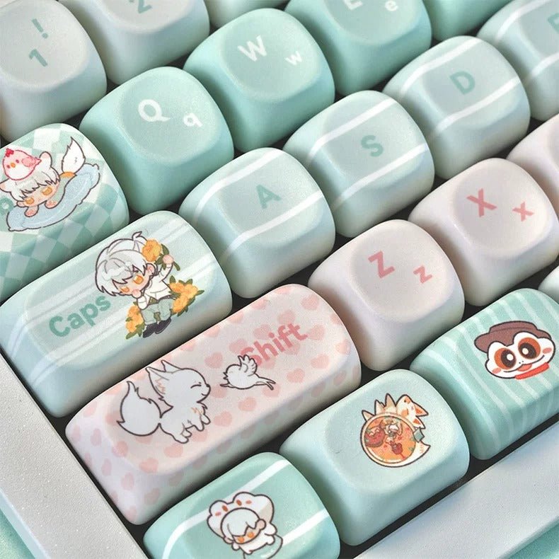 Cute Sariel Theme Anime Keycap Set - KeyArtisan