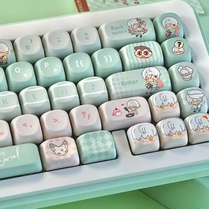 Cute Sariel Theme Anime Keycap Set - KeyArtisan