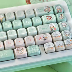 Cute Sariel Theme Anime Keycap Set - KeyArtisan