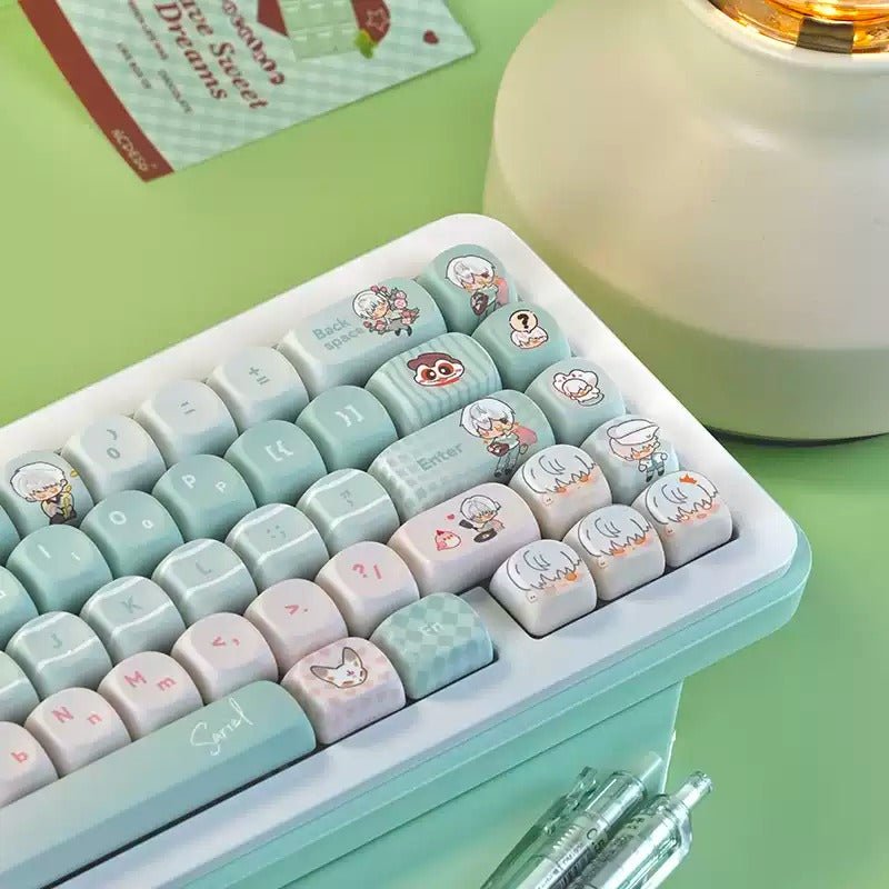 Cute Sariel Theme Anime Keycap Set - KeyArtisan