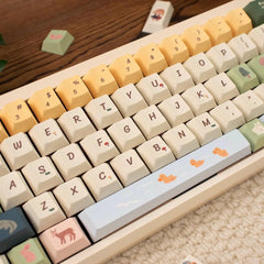 Cute Spring Pasture Theme Artisan Keycap Set - KeyArtisan