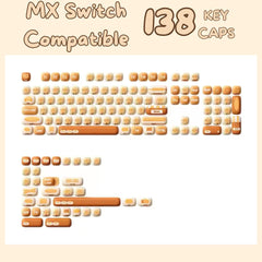 Cute Steamed Bread MOG Profile Keycap Set - KeyArtisan