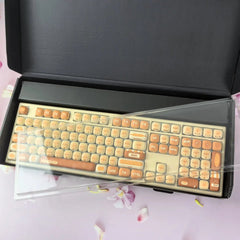 Cute Steamed Bread Theme Mechanical Keyboard - KeyArtisan