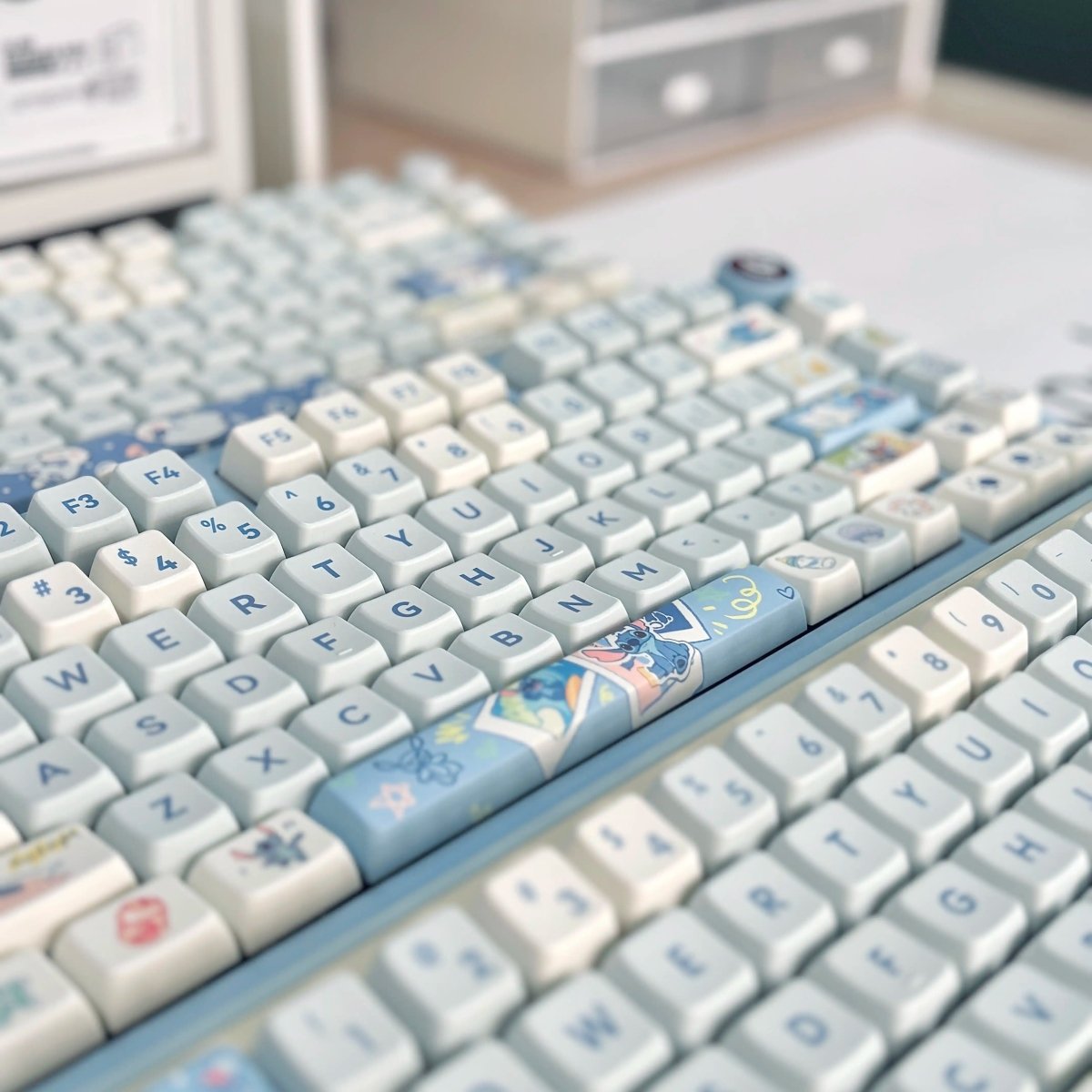 Cute Stitch Theme Kawaii Artisan Keycap Set - KeyArtisan