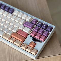 Cute Sunset Theme Gradient Artisan Keycap Set - KeyArtisan