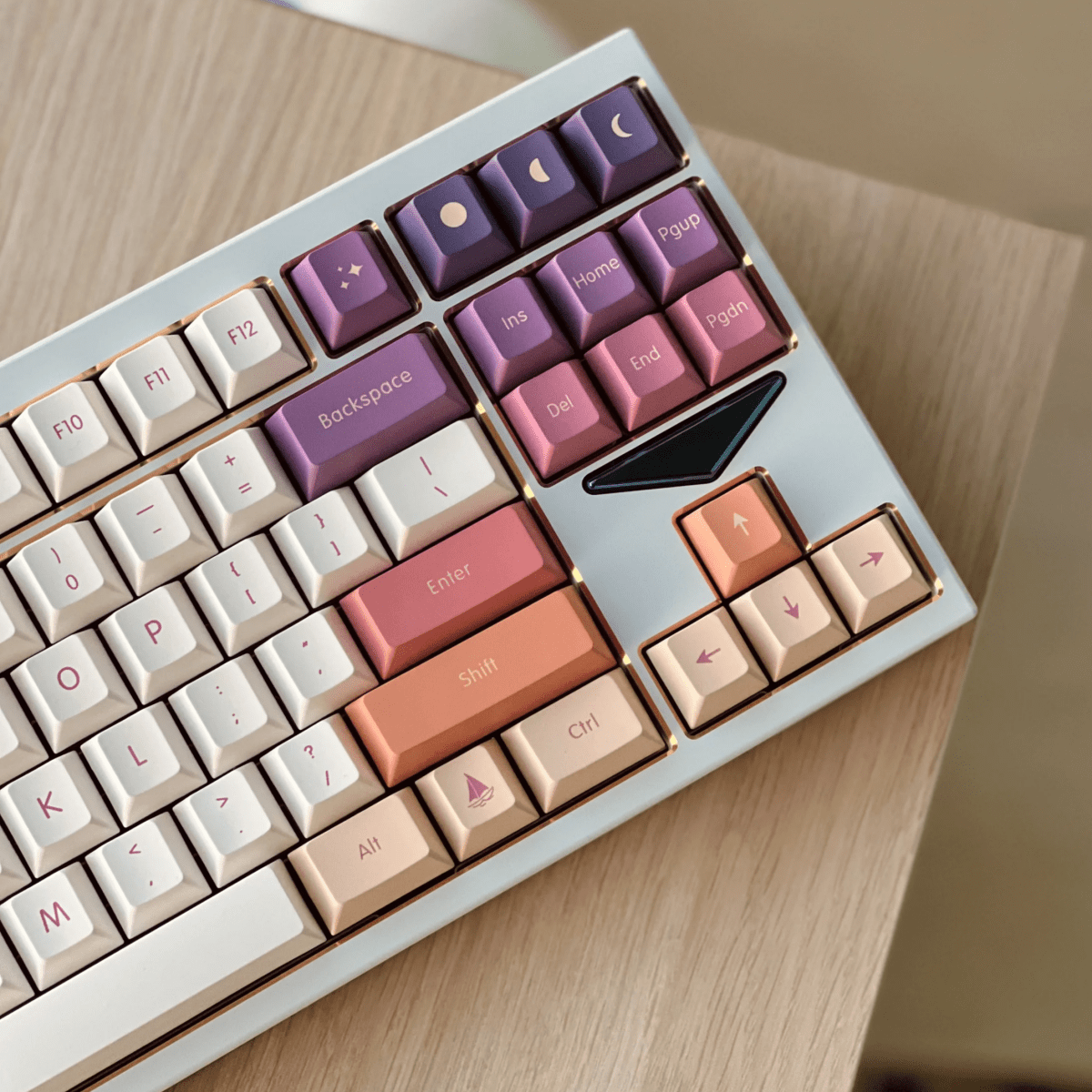 Cute Sunset Theme Gradient Artisan Keycap Set - KeyArtisan