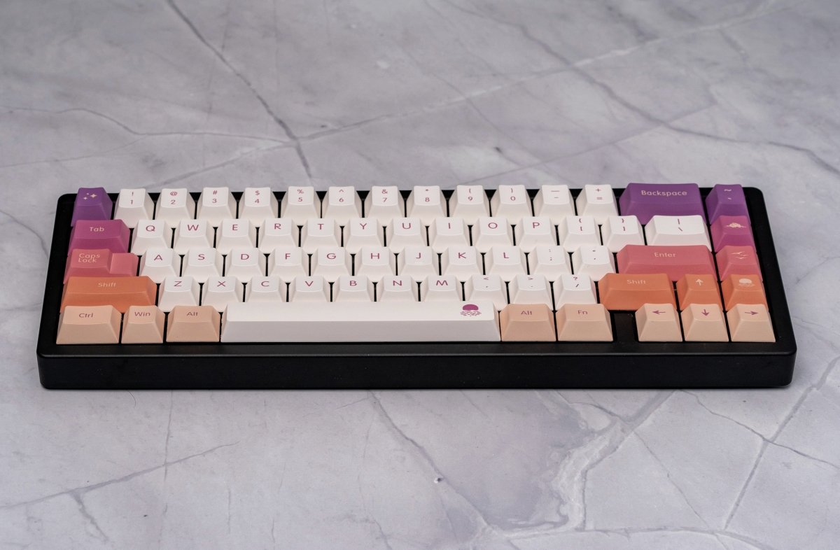 Sun Set Keycaps Cute Sunset Theme Gradient Artisan Keycap Set – KeyArtisan
