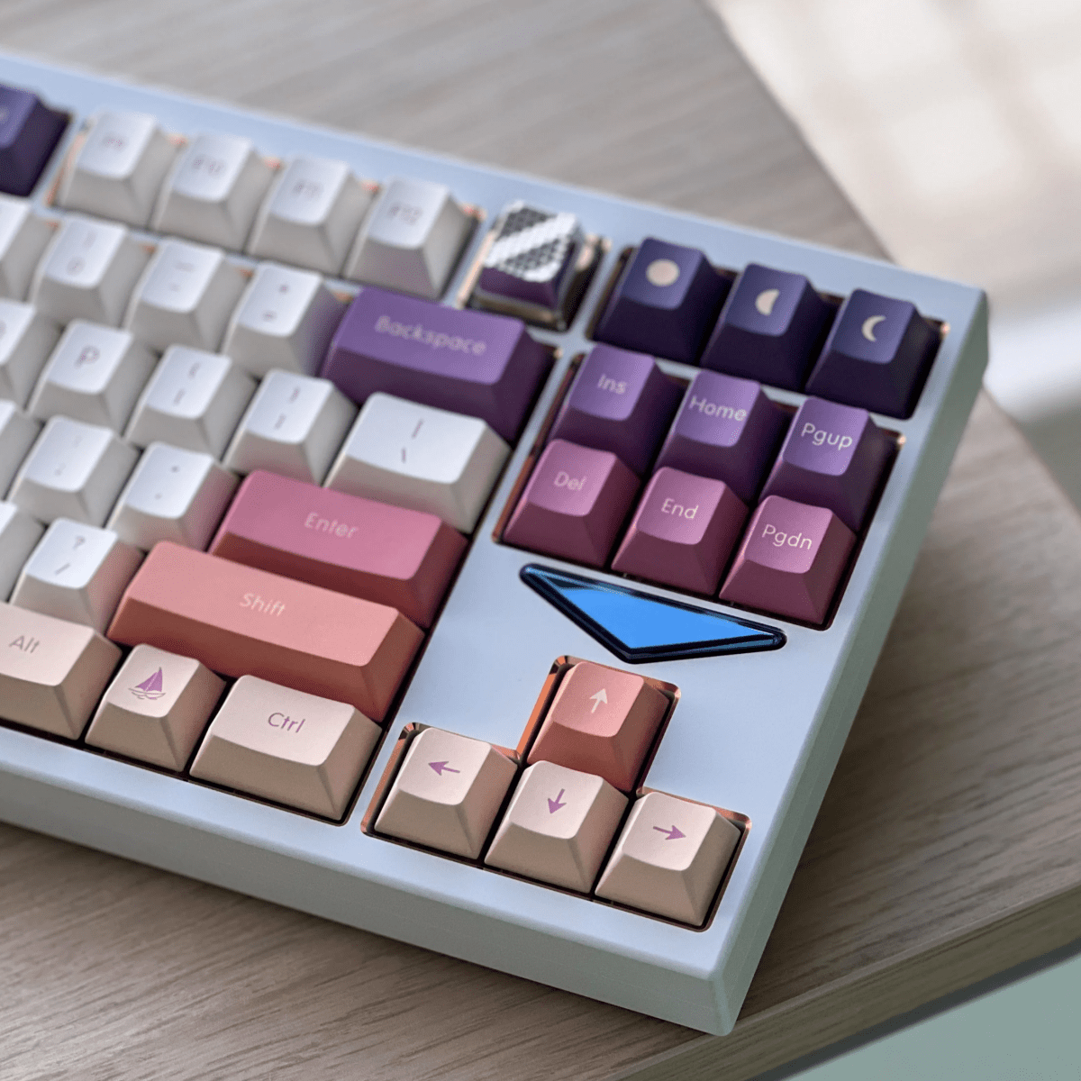 Cute Sunset Theme Gradient Artisan Keycap Set – KeyArtisan Cute Sunset Theme Gradient Artisan Keycap Set – KeyArtisan