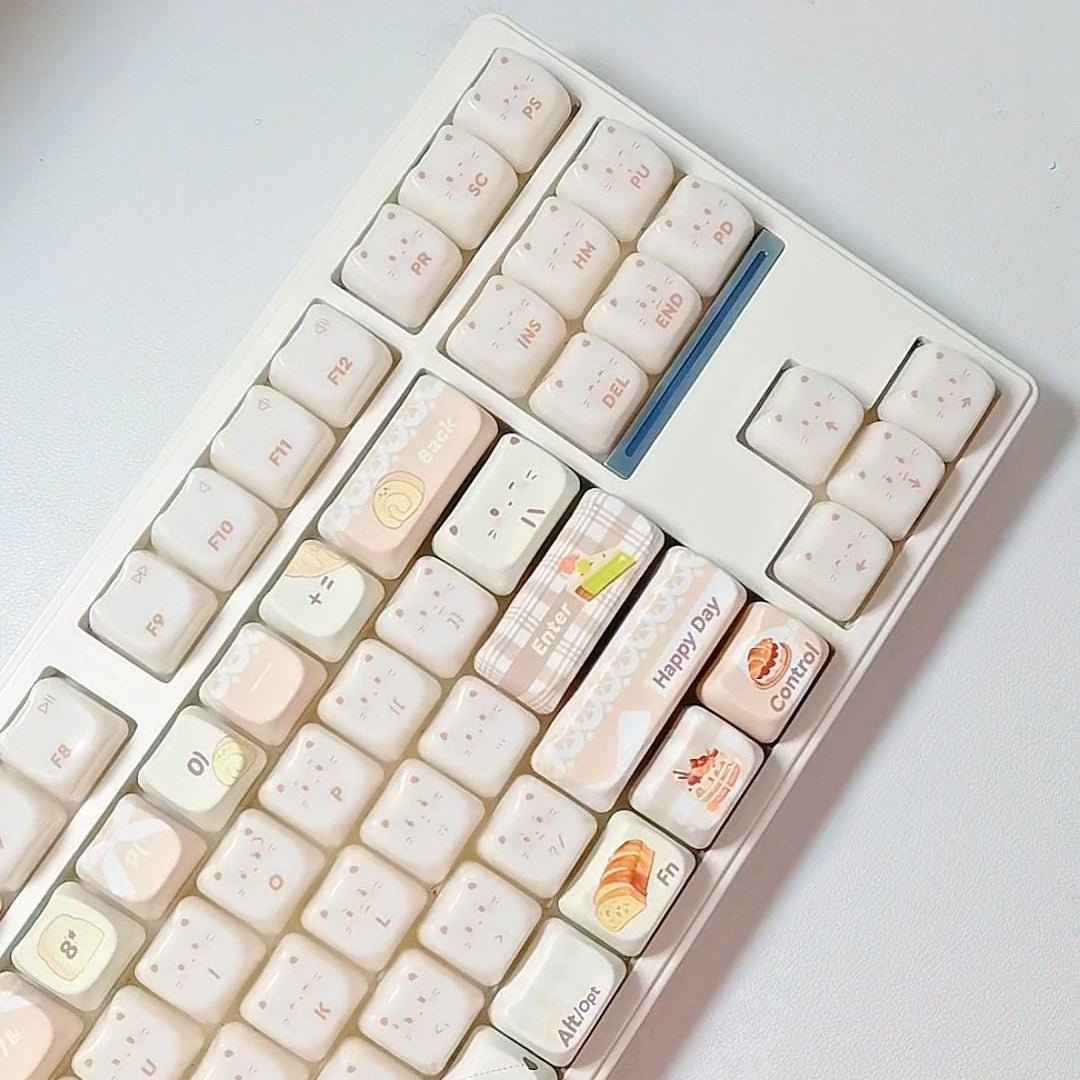Cute Sweet Cat Bakery Theme Artisan Keycap Set - KeyArtisan