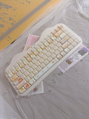 Cute Sweet Cat Bakery Theme Artisan Keycap Set - KeyArtisan