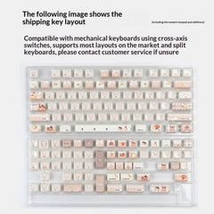 Cute Sweet Cat Bakery Theme Artisan Keycap Set - KeyArtisan