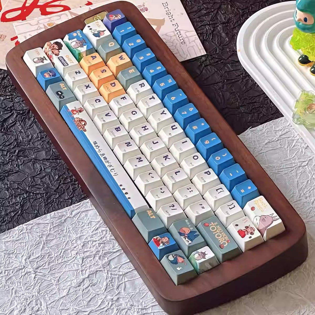 Cute Totoro Theme Studio Ghibli Keycap Set - KeyArtisan