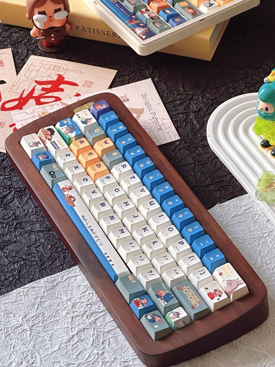 Cute Totoro Theme Studio Ghibli Keycap Set - KeyArtisan