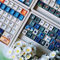 Cute Totoro Theme Studio Ghibli Keycap Set - KeyArtisan