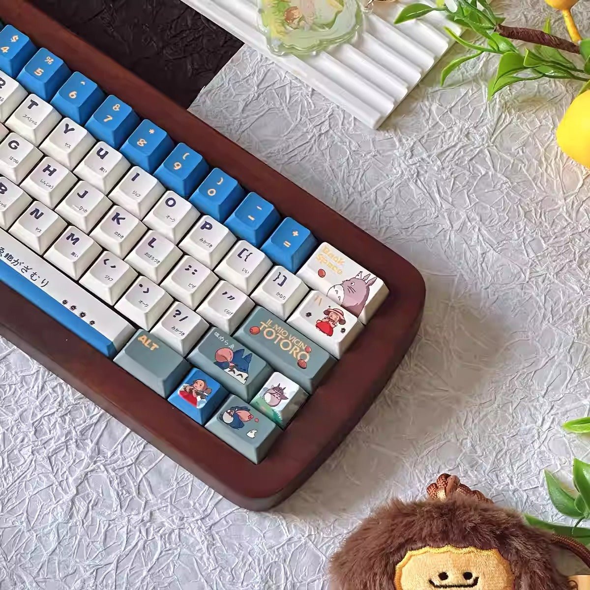 Cute Totoro Theme Studio Ghibli Keycap Set - KeyArtisan