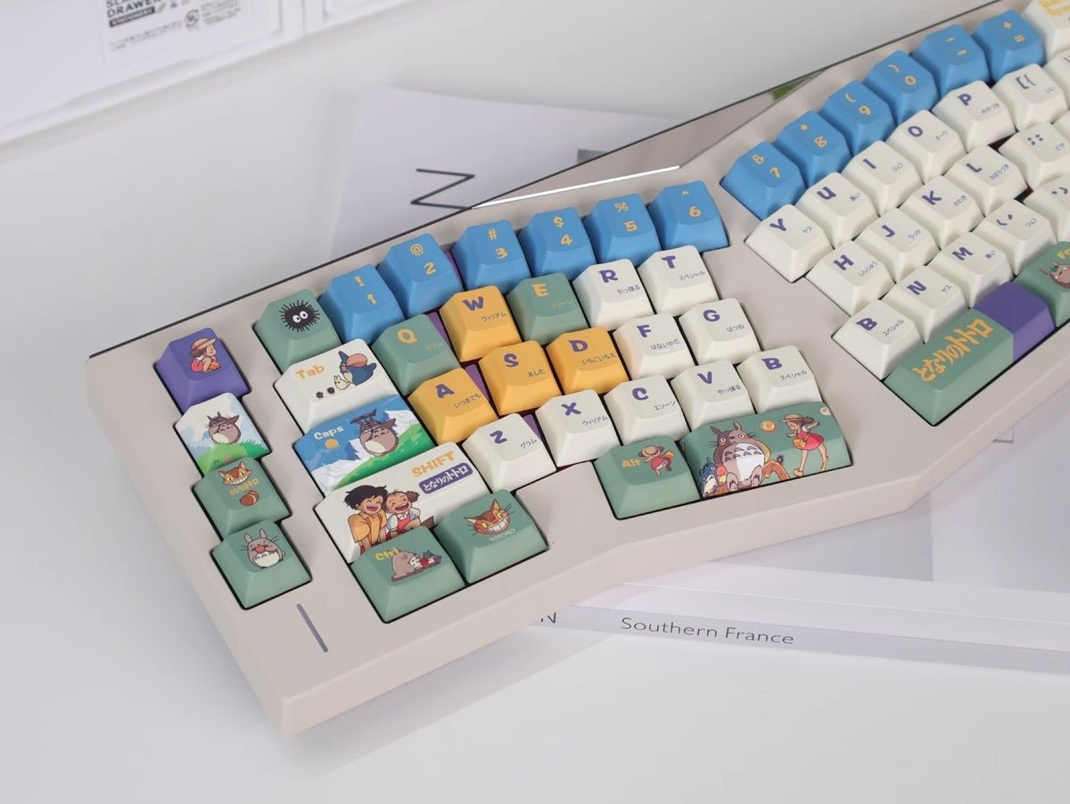 Cute Totoro Theme Studio Ghibli Keycap Set - KeyArtisan