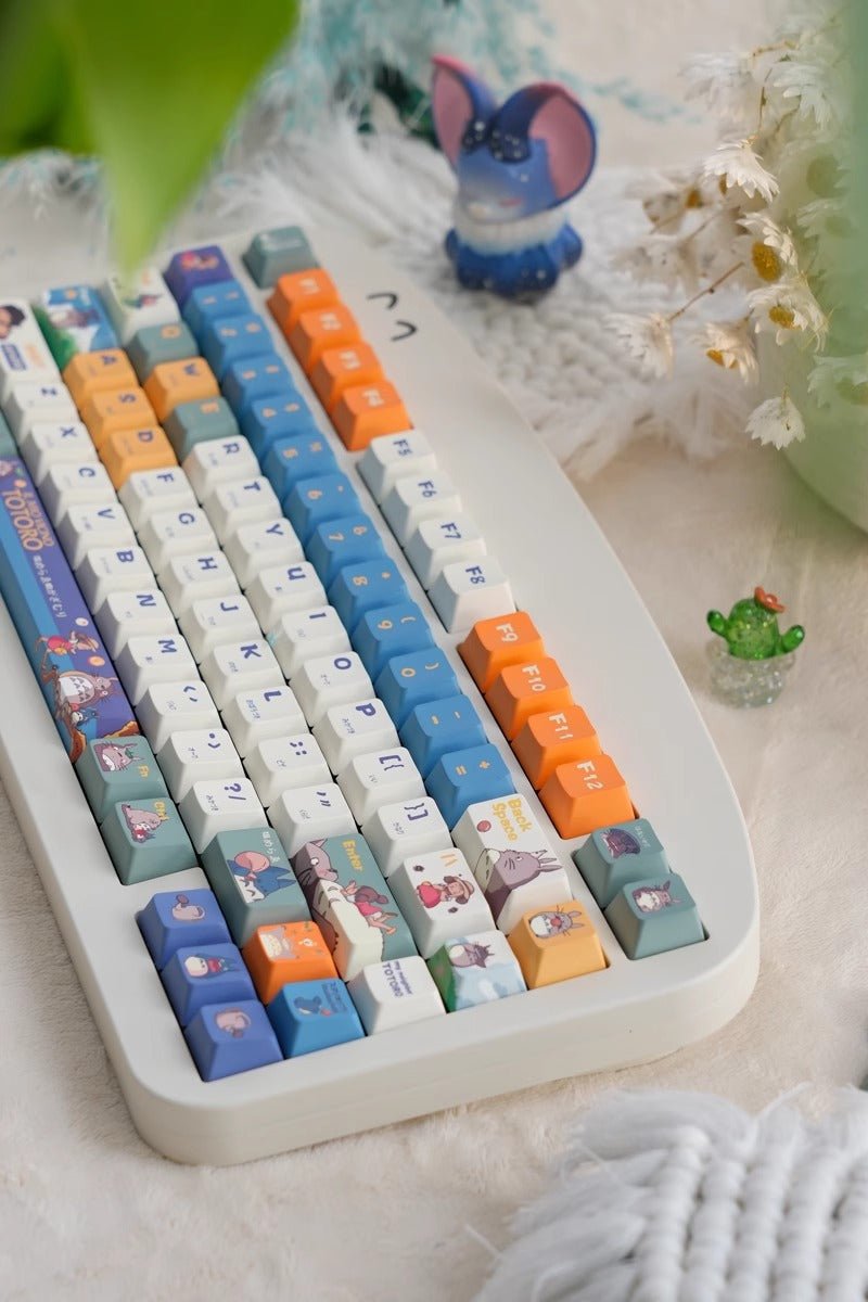 Cute Totoro Theme Studio Ghibli Keycap Set - KeyArtisan