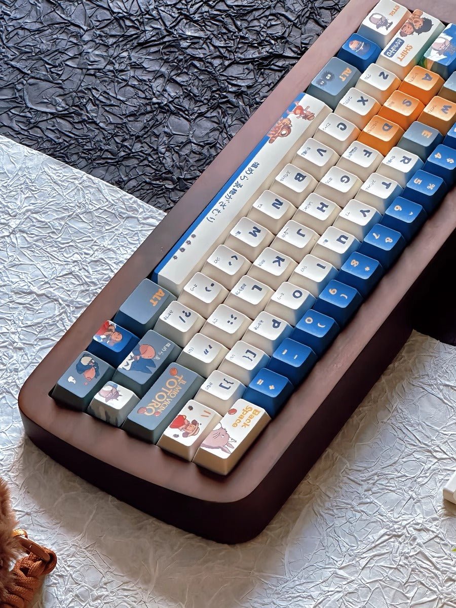 Cute Totoro Theme Studio Ghibli Keycap Set - KeyArtisan
