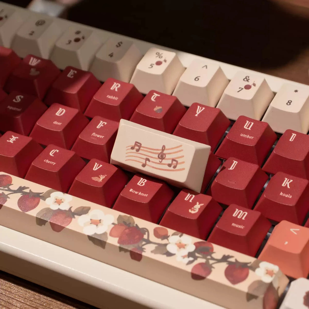 Deer in the Deep Forest Theme Keycap Set - KeyArtisan
