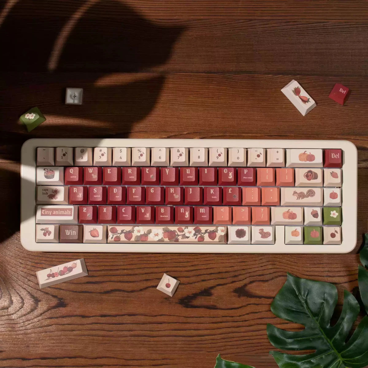 Deer in the Deep Forest Theme Keycap Set - KeyArtisan