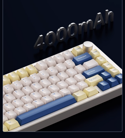 MONKA A75 MAX Aluminum Tri-Mode QMK/VIA Mechanical Keyboard