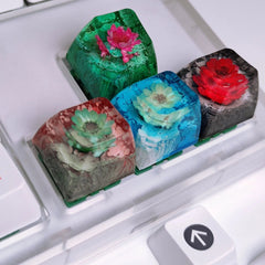 Eternal Flower Theme Artisan Resin Keycap - KeyArtisan
