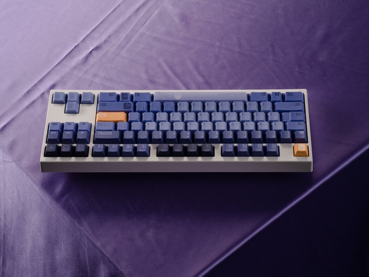 Flamboyant Bleu [Jacaranda] - Themed Keycap Set - KeyArtisan
