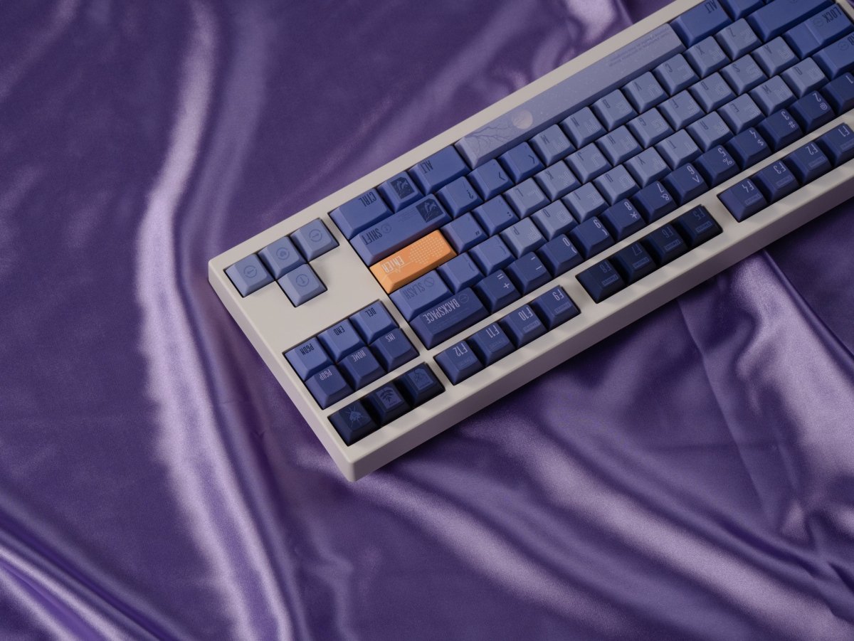 Flamboyant Bleu [Jacaranda] - Themed Keycap Set - KeyArtisan