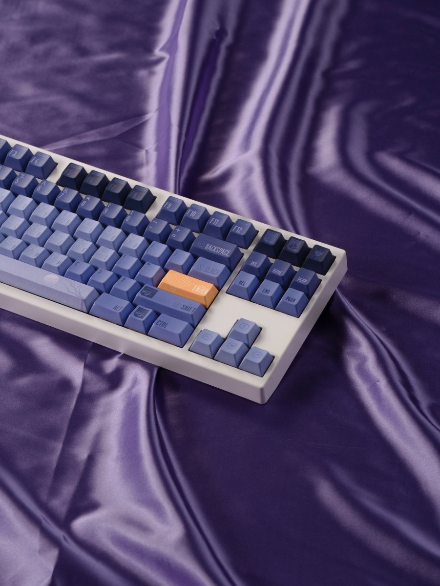 Flamboyant Bleu [Jacaranda] - Themed Keycap Set - KeyArtisan