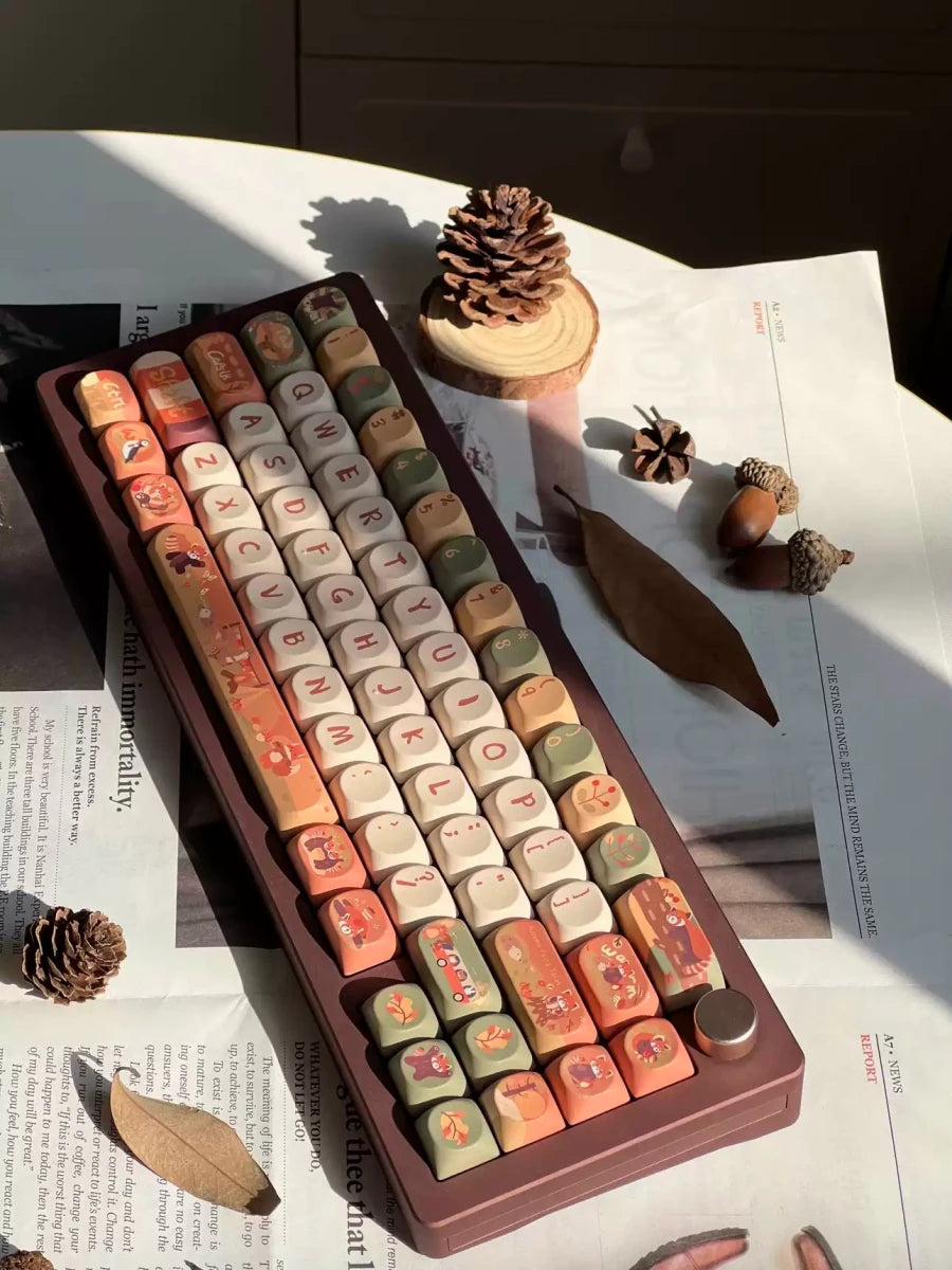 Fox Forest Friends Theme Keycap Set - KeyArtisan