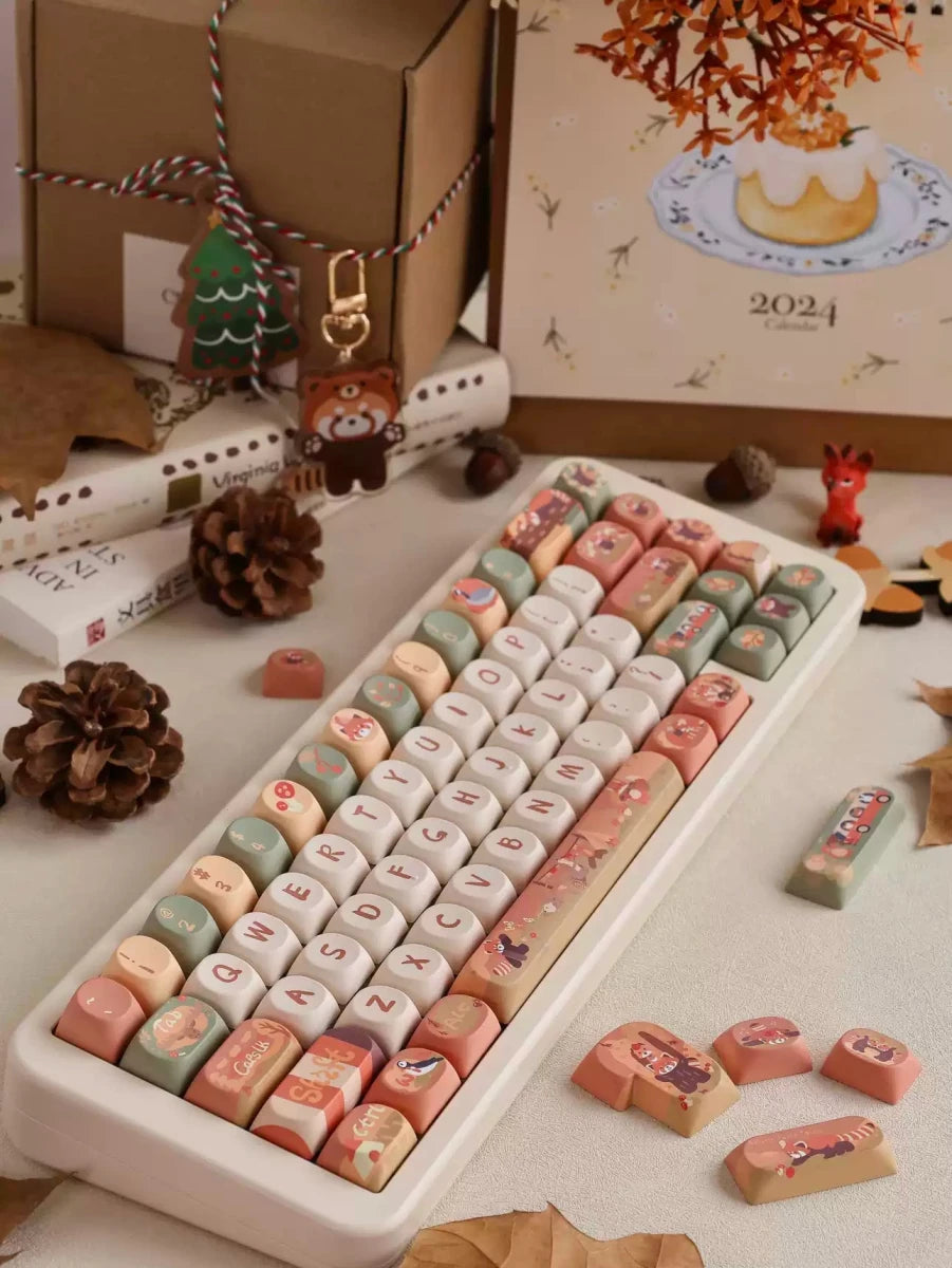 Fox Forest Friends Theme Keycap Set - KeyArtisan