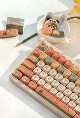 Fox Forest Friends Theme Keycap Set - KeyArtisan