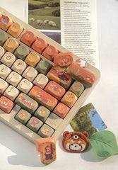 Fox Forest Friends Theme Keycap Set - KeyArtisan