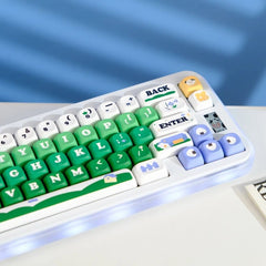Green Cow Ranch Theme Artisan Keycap Set - KeyArtisan