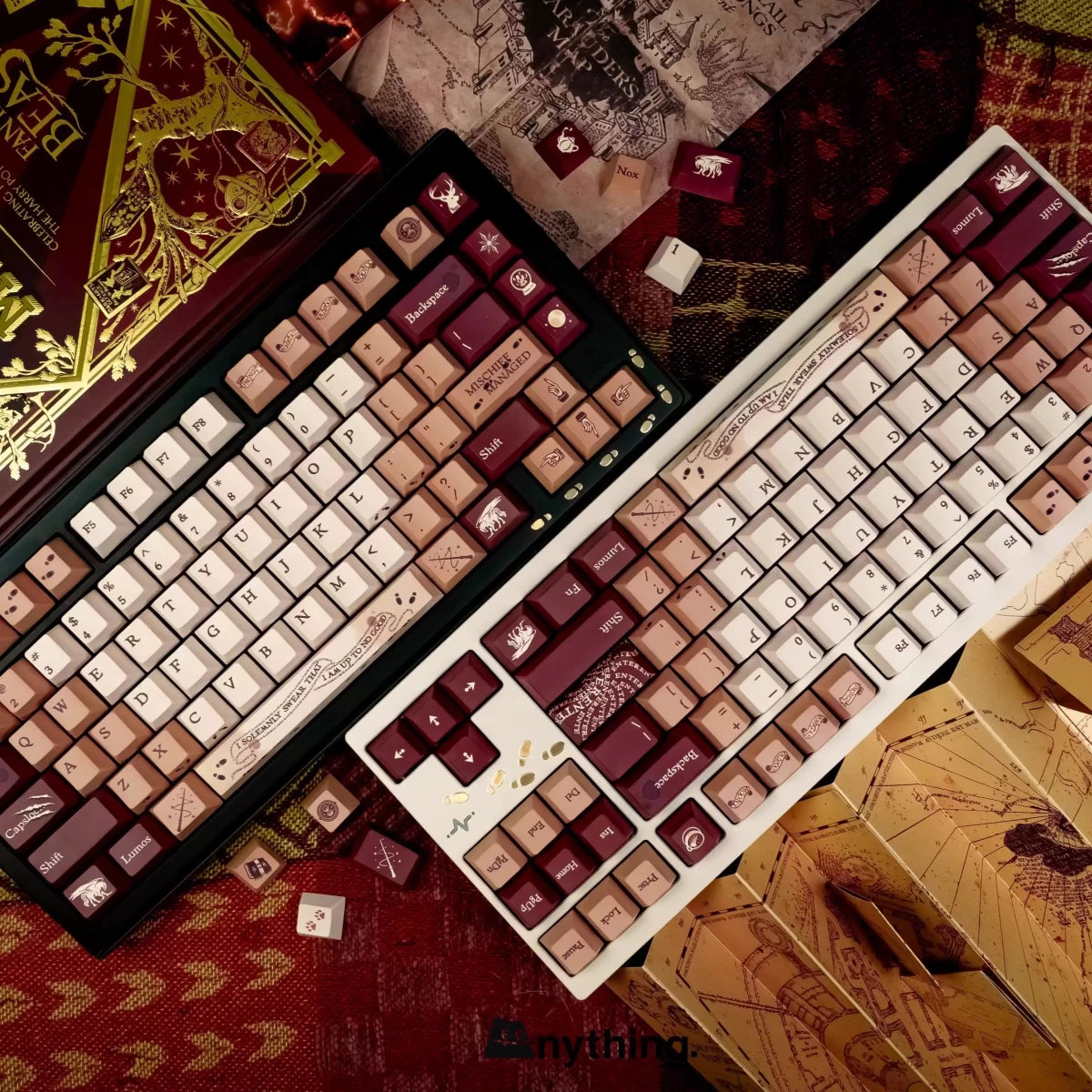 Harry Potter | Marauder’s Map Theme Keycap Set - KeyArtisan® - KeyArtisan