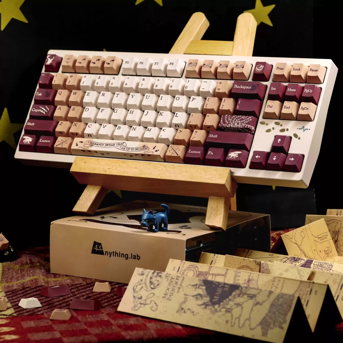 Harry Potter | Marauder’s Map Theme Keycap Set - KeyArtisan® - KeyArtisan