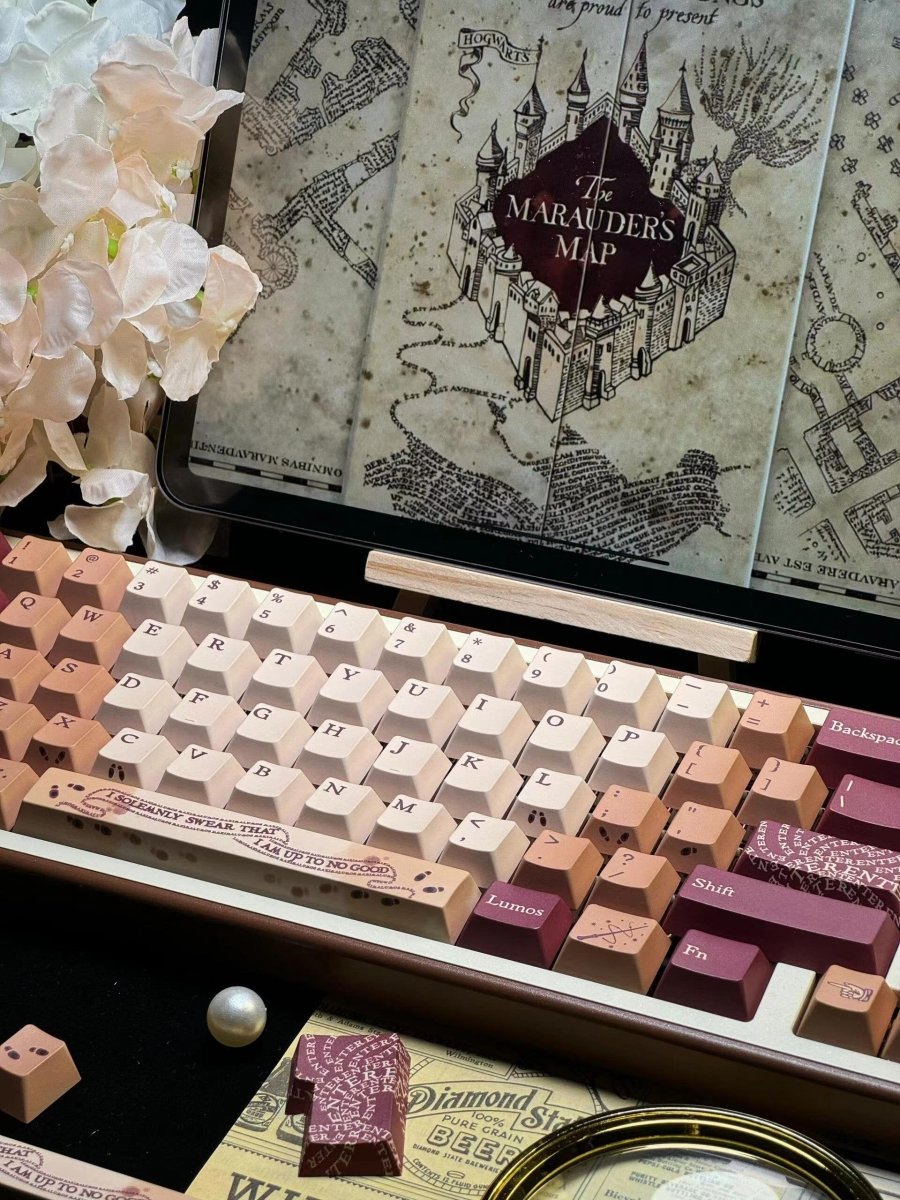 Harry Potter | Marauder’s Map Theme Keycap Set - KeyArtisan® - KeyArtisan