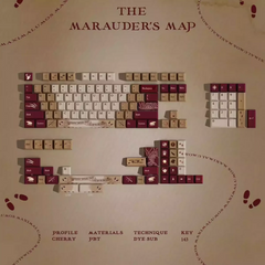 Harry Potter | Marauder’s Map Theme Keycap Set - KeyArtisan® - KeyArtisan