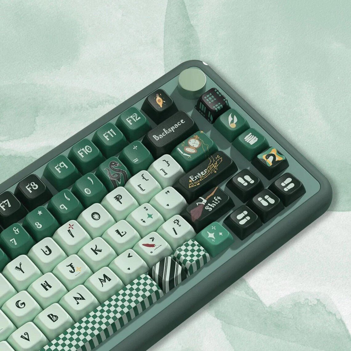 Harry Potter - Slytherin Theme Keycap Set - KeyArtisan