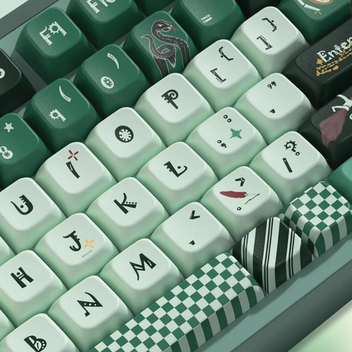 Harry Potter - Slytherin Theme Keycap Set - KeyArtisan