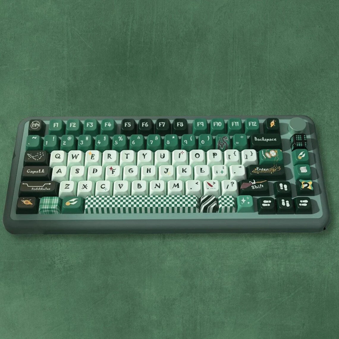 Harry Potter - Slytherin Theme Keycap Set - KeyArtisan